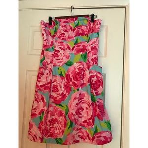 EUC Lilly Pulitzer Strapless Dress